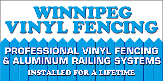 Winnipeg Vinyl Fencing Logo. Professional Vinyl Fencing Installed for a Lifetime