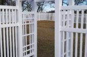 vinyl fence accessories entrance