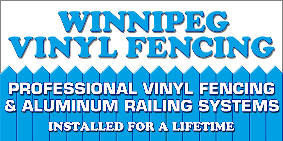 Winnipeg Vinyl Fencing Logo. Professional Vinyl Fencing Installed for a Lifetime